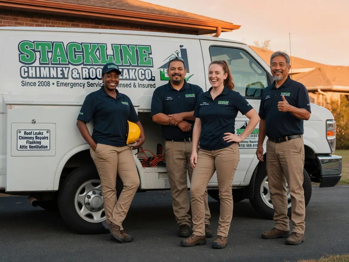 Chimney flashing repair company in Horntown, VA
